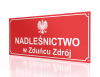 Tablica urzędowa Nadleśnictwo