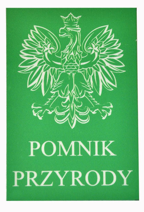 tabliczka pomnik przyrody