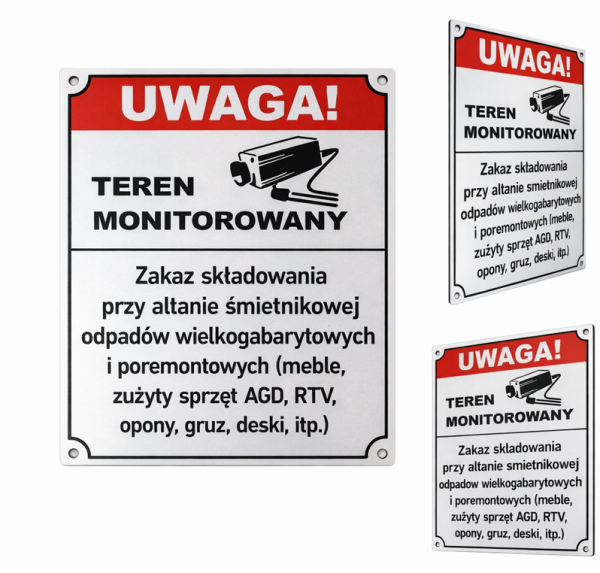 Tabliczka zakaz składowania