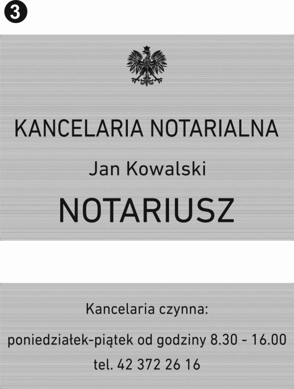 Tablica Notariusz