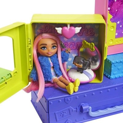 Lalka Barbie Extra Mała lalka + zwierzątka Zestaw