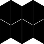 Ceramica Bianca Prestige Black Mat Mozaika 25,8x25,8