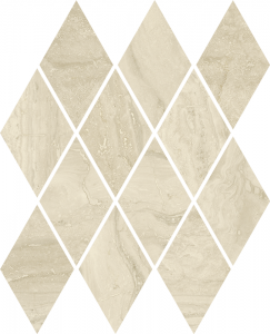 Paradyż Silence Beige Mozaika Prasowana Romb Pillow Mat 20,6x23,7