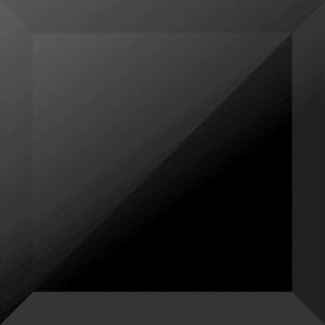 Ceramica Bianca Crystal Black Glass 15x15