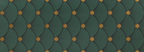 Tubądzin Maciej Zień Sophisticated Green dekor 89,8x32,8