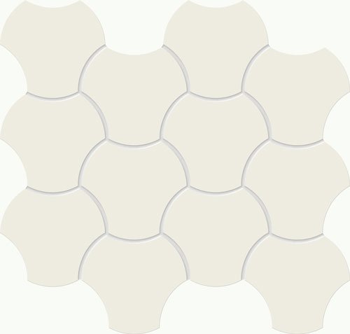 Tubądzin Cielo e Terra Bianco Mozaika Up Down 1 MAT 29,8x34,3