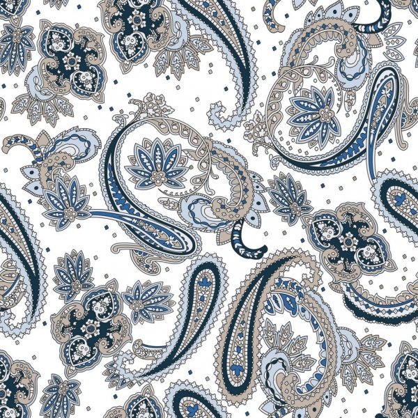 Keros Paisley Amber 25x25