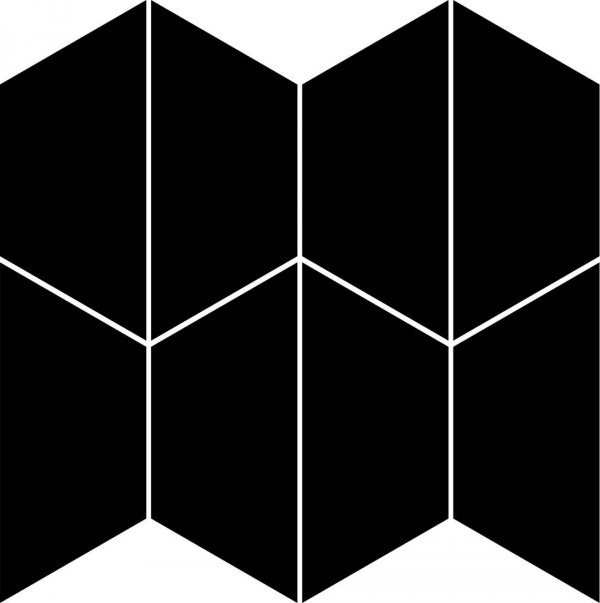 Ceramica Bianca Prestige Black Mat Mozaika 25,8x25,8