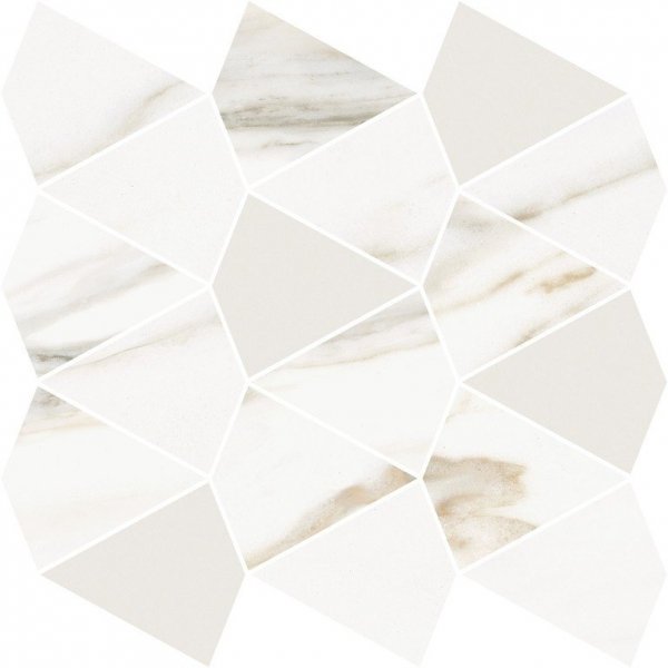 Gold Wish White Mosaic Glossy 29,7x29,7