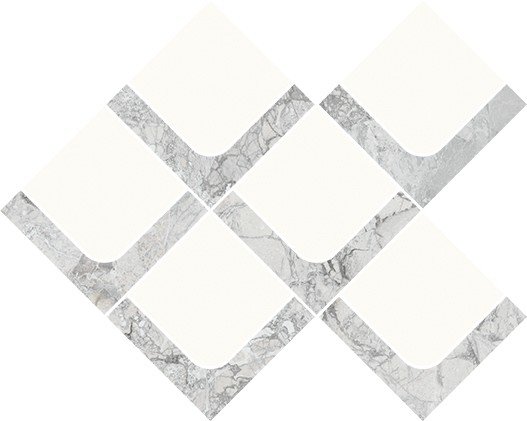 Opoczno Tilian Grys Mosaic Satin 29,7x37,2