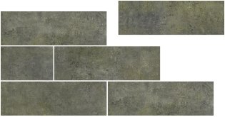 Ceramica Bianca Retro Brick Green Mat 8,1x25