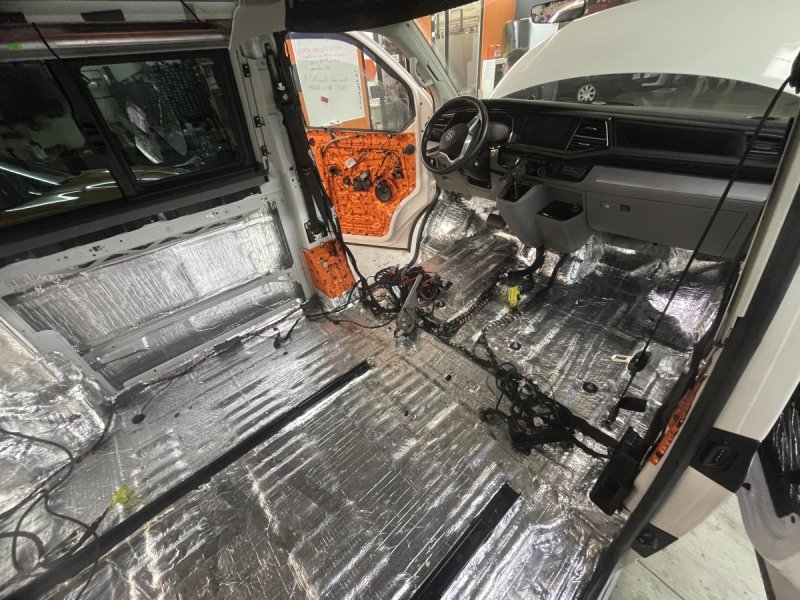 Wygłuszenie kabina campervana wersja optymalna StP Aero Gold 2,3 mm