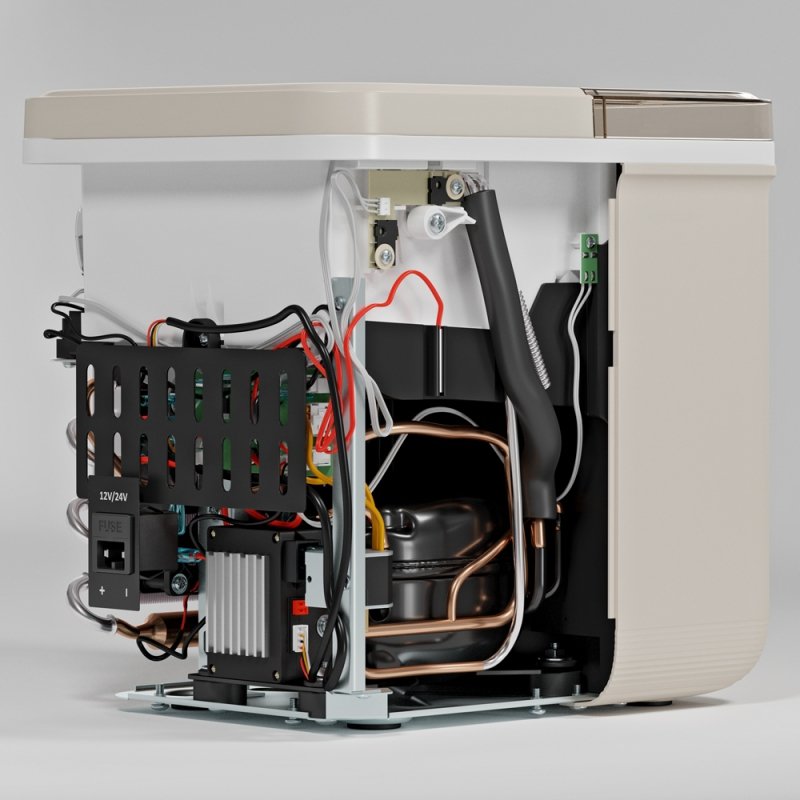 Kostkarka do lodu 12V Yolco ICM1 Cream