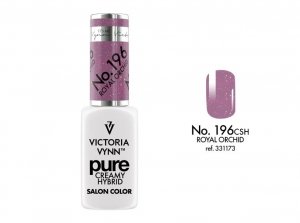 Kremowy Lakier Hybrydowy PURE kolor:  No 196 Royal Orchid