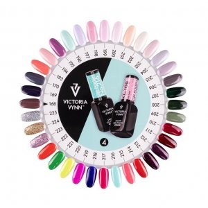 Wzornik GEL POLISH nr 4 - Kolory od 168 do 225