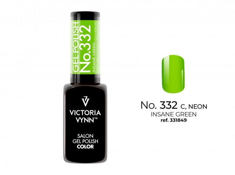    Victoria Vynn Salon Gel Polish COLOR kolor: No 332 Insane Green