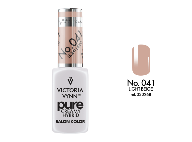  Kremowy Lakier Hybrydowy PURE kolor:  No 041 Light Beige