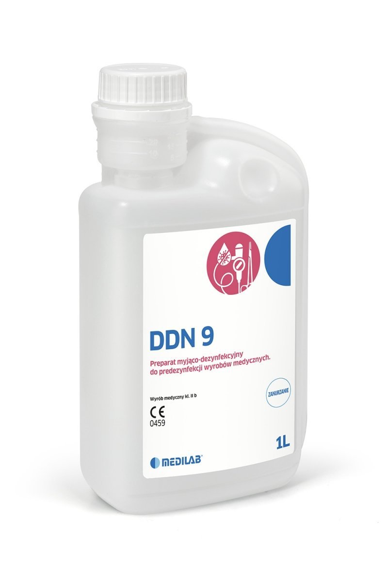 DDN 9 - Preparat do manualnego mycia i dezynfekcji narzędzi - 1L