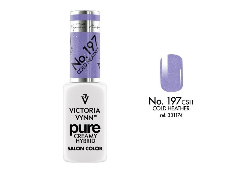  Kremowy Lakier Hybrydowy PURE kolor:  No 197 Cold Heather