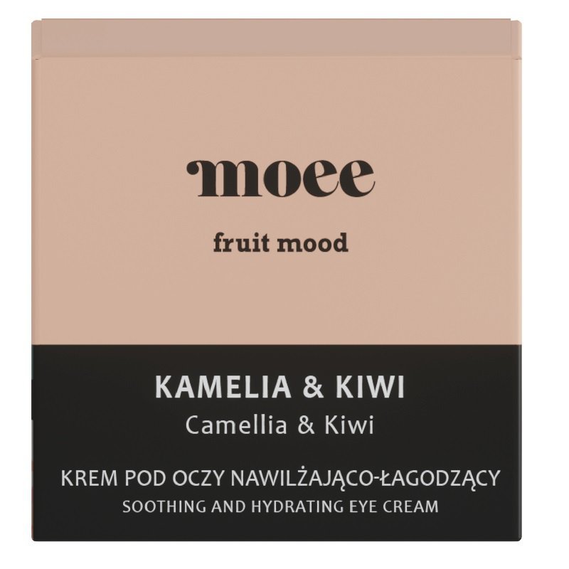 Moee Fruit Mood nawilżająco-łagodzący krem pod oczy Kamelia &amp; Kiwi 30ml