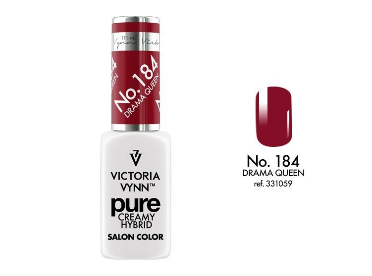  Kremowy Lakier Hybrydowy PURE kolor:  No 184 Drama Queen