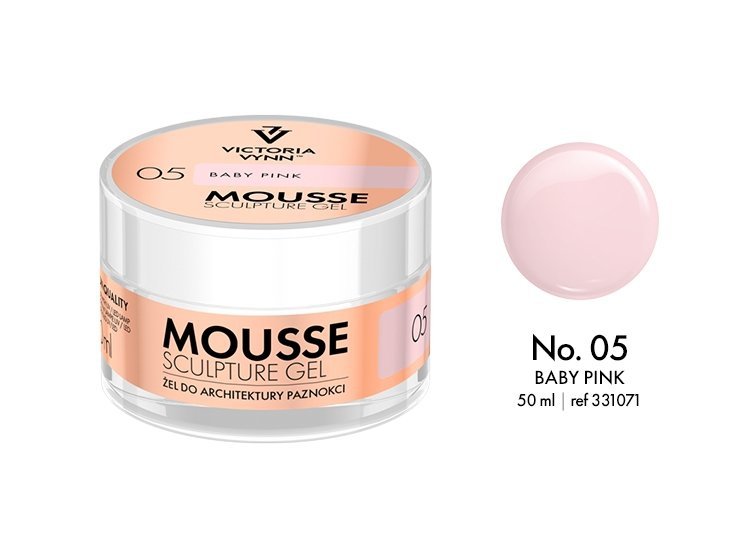  Żel MOUSSE SCULPTURE GEL 50ml No.005 Baby Pink