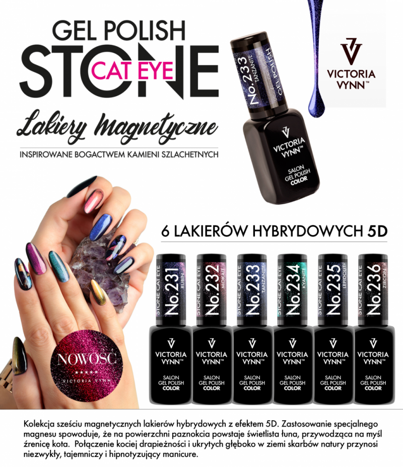 Victoria Vynn Salon Gel Polish COLOR kolor: No 232 Mokait Stone Cat Eye