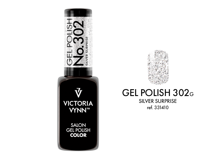 Kremowy lakier hybrydowy Salon Gel Polish Silver Surprise z kolekcji Magic Cahrm Victoria Vynn