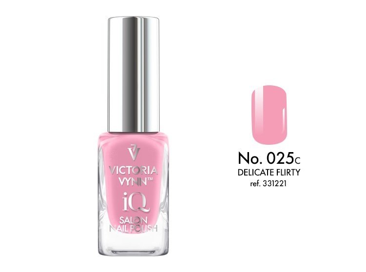  iQ SALON NAIL POLISH 025 Delicate Flirty