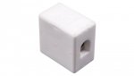 Złączka gwintowa porcelanowa 10mm² 1-tory biała CPO-15A-1P 80721516