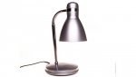 Lampka biurkowa max 10W LED E27 kl.II IP20 ZARA HR-40-SR srebrny 7560
