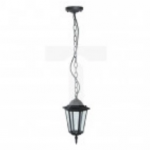 Lampa Ogrodowa Wisząca VT-752 E27 Max. 40W Czarna 7072