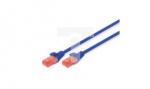 Kabel krosowy (patch cord) RJ45-RJ45 kat.6 U/UTP AWG 26/7 PVC 7m niebieski DK-1612-070/B