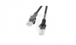 Kabel krosowy patchcord U/UTP kat.5e 0,5m czarny PCU5-10CC-0050-BK