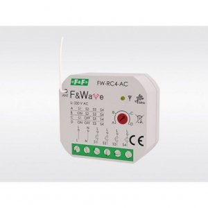 Radiowy czterokanałowy nadajnik zdalnego sterowania 230V AC FiWave FW-RC4AC