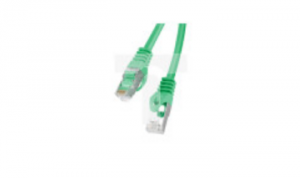 Kabel krosowy patchcord F/UTP kat.6 1,5m zielony