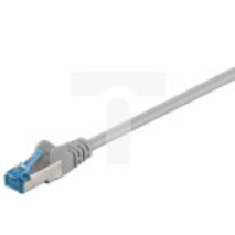 Kabel krosowy patchcord S/FTP (PiMF) kat.6a LSZH szary 3m 93782