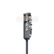 Koncentrator aktuator/sensor z wskaźnikiem funkcyjnym i operacyjnym LED 6-portów gniazdo M8 3-polowy ASBM 6/LED 3-344/10 M