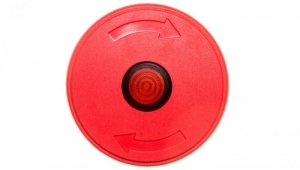 Napęd przycisku bezpieczeństwa czerwony przez obrót z podświetleniem LPCBL6644