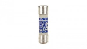 Wkładka bezpiecznikowa cylindryczna 10x38mm 25A aR 600V CH10UQ 002625013