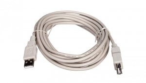 Przedłużacz szary USB A /M - USB A /Ż s/USB 2.0 AK-300202-050-E 5m