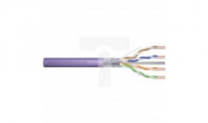 Kabel teleinformatyczny F/UTP kat.6 4x2xAWG23 LSOH drut fioletowy Dca DK-1624-VH-5 /500m/