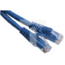 Kabel kategorii 6, Niebieski, Wtyk RJ45/męski RJ45dł.: 500mm, mat. koszulki: PVC