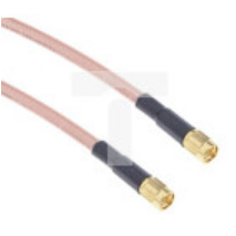 Kabel koncentryczny, RG142U, Czarny Wtyk SMA Wtyk SMA 1m, RS PRO Z zakończeniem