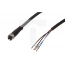 Kabel konfekcjonowany jednostrony złącze M8 żeńskie 4-pinowe proste wolny koniec przewodu 4x0,34mm² 2m PUR 30V VK200375