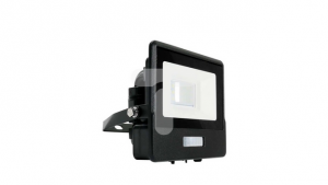 Projektor LED z czujnikiem ruchu 10W 735lm 6500K Dioda SAMSUNG IP65 Czarny 5 Lat Gwarancji 20258