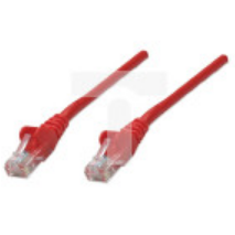 Kabel krosowy PATCH CORD CAT6 UTP 3,0 m czerwony 100 miedź INT 342179