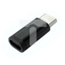 USB Type C M - USB 2.0 Micro B F Black A