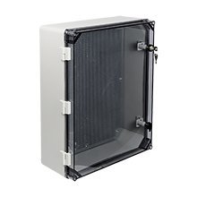 Obudowa 500x400x196mm IP65 z płytą montażową transparentna UNIbox Uni-2/T 43.22