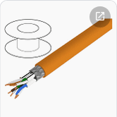 Kabel energetyczny ognioodporny NHXH-O E90 1x120 RM bez certyfikatu CNBOP /bębnowy/